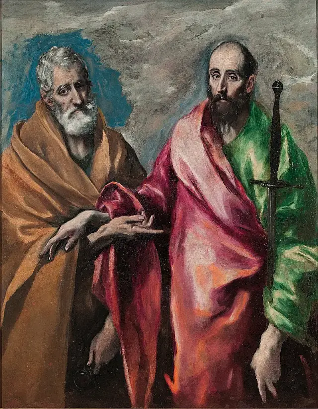 El Greco Saint Peter and Saint Paul Google Art Project