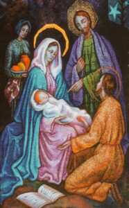 St Ignatius At The Crib Tabernacle Of Manresa Cave