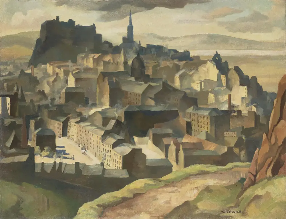 William Crozier Edinburgh From Salisbury Crags